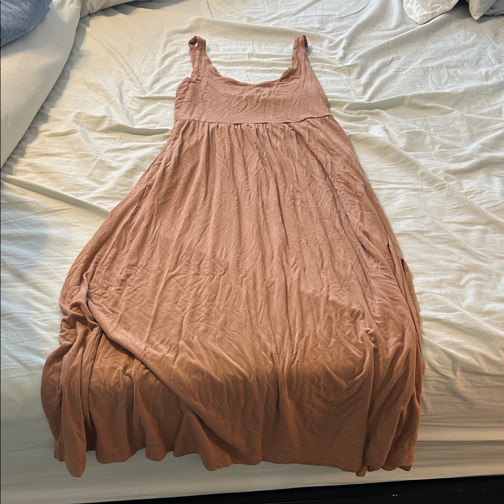 a new day Mauve-Brown Sleeveless Maxi Dress